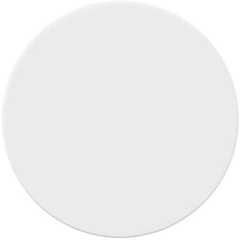 vidaXL Encimera Blanco 40 x 40 x 1,5 cm Madera contrachapada, Mesa Redonda Elegante, diseño Minimalista, Superficie Ideal para Comer, Madera Resistente, Acabado Suave