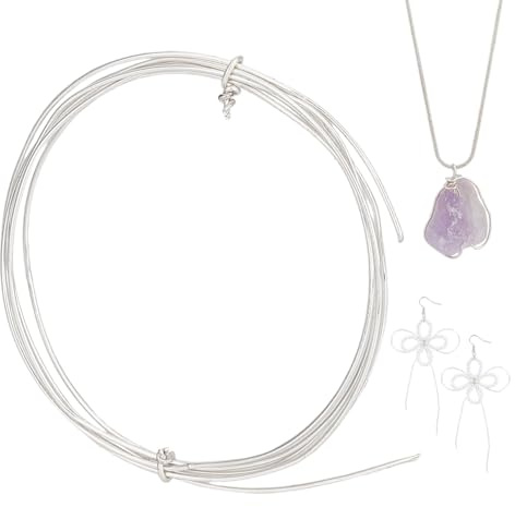BENECREAT 925 sterling silvertråd – 20 gauge 2 m ren silvertråd för smyckestillverkning spole projekt armband och örhängen