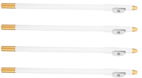 Alipis 4 Stück Augenbrauen Und Bartstift Wasserfest Mit Anspitzer Feinspitziger Haarstyling Stift Für Männer Make up Und Bartkontur Hautverträglich Für Sport Und Outdoor