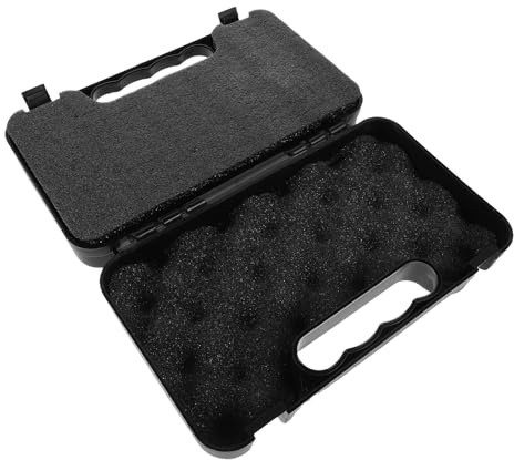 Alasum Estuche Rígido Portátil para Micrófono Condensador, Caja Plástica Pequeña con Forro Antirayaduras de Algodón, Maletín Compacto para Almacenamiento y Transporte Seguro en Viajes