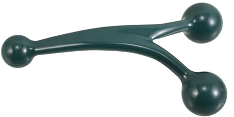 STOBAZA Ergonomisches Gesichtsroller und Grün mit 3 Kugeln Massagegerät Tragbar für Nacken und Gesichtsmassage zu Hause und