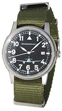 Messerschmitt Herren-Quarzuhr ME 262 262-S Grün