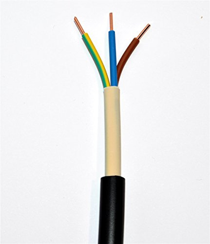 50m Erdkabel NYY-J 3x2,5 mm² schwarz Ring 3x2,5qmm Starkstromkabel Leitung Installation