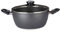 Zinel 4141 Non-Stick Stockpot/Casserole, Cast Aluminum, Black, 24cm