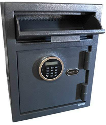 Hollon Safe DP450LK Security Drop Safe, Gray, Medium