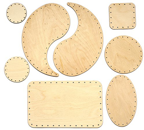 Zita's Creative Korbboden Set gemischt, groß für Peddigrohr 2mm und 3mm - Flechten, Korbflechten, Schilf Set, Peddigrohr, Flechtmaterial, Flechtset, Rattan