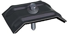 100 Stück Kalotten 26/50 Anthrazitgrau RAL 7016 für Trapezblech 20/1100 Weckman 76/18 Lichtplatten/Wellblech + Fassadenbauschrauben 6,5 x 64 mm Edelstahl VA A2 V2A mit Spitze und Dichtscheibe E16