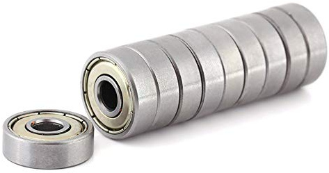 10 stålskyddade hållbara fleranvändnings kullager 626ZZ (6x19x6mm) för industriella maskiner