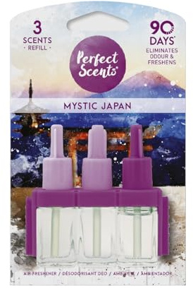 Perfect Scents Lufterfrischer-Nachfüllpack, kompatibel mit 3volution Mystical Japan, 20 ml, 3 Stück