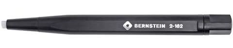 BERNSTEIN Glasfaser-Kontaktreiniger Ø 4mm Kunststoffgehäuse | Glasfaserradierer, Länge 120 mm | Lötzubehör, Schweißzubehör, Rostentfernung