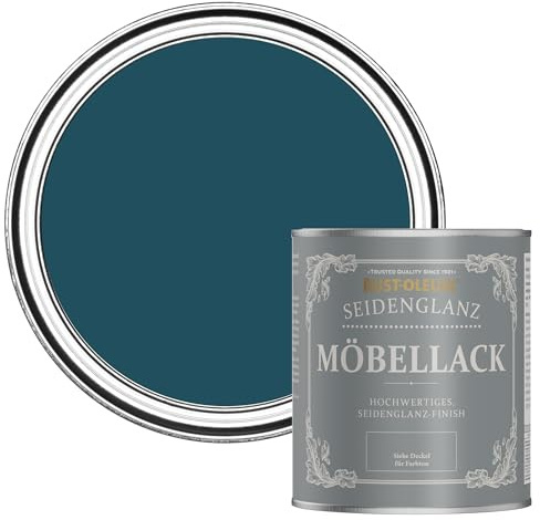Rust-Oleum Blue Furniture & Skirting Board Paint in Satin Finish - Commodore Blue 750ML (SHDRCT877)
