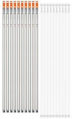 LEDVANCE Tubo LED inteligente con tecnología WiFi, G13 base, óptica mate,Color de luz cambiable (2700K-6500K), 2300 Lumen, sustituto de 36W-iluminante 10-paquete