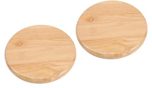 WOONEKY Asiento De Reemplazo De Madera Redondo para Taburete De Bar 11.61X11.61X2.75In Accesorio Seguro para Sillas De Cocina Restaurante Y Hogar