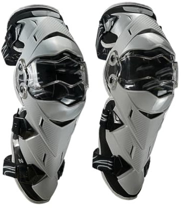 Coderas de protección para motocross, rodilleras para motocicleta, protección de rodilleras para motocross, protector de rodilla K09-2-gris9, talla única