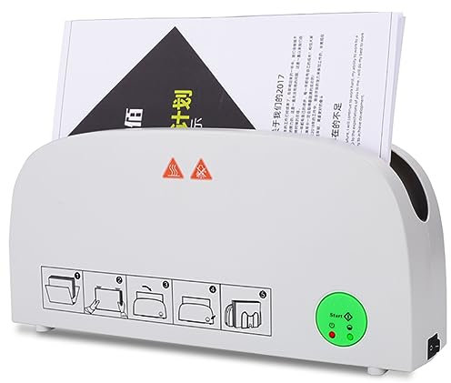 Heißschmelzbindemaschine, A4, Thermobindemaschine mit 33 mm maximaler Bindungsstärke, A4-Bücher-Binde-Set für schnelles Binden