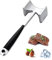 NEXROLA Fleischklopfer, Schnitzelklopfer, Fleischhammer, Meat Tenderizer, Fleischplattierer, Küchenhelfer, Werkzeug für Zartmachung, Steak, Rind, Geflügel