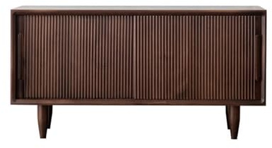 Banco zapatero de madera maciza con diseño de puerta corredera de almacenamiento y estantes ajustables para entrada, sala de estar, dormitorio, color marrón (80 x 35 x 45 cm)