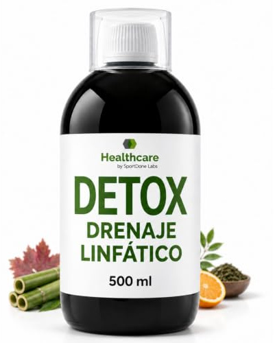 Drenaje Linfático y Retención de Líquidos | Con Ruscus, Bambú, Vid Roja y Vitamina C | Complemento Alimenticio Líquido Vegetal 500 ml | Sin Gluten, Sin Lactosa y Apto Veganos