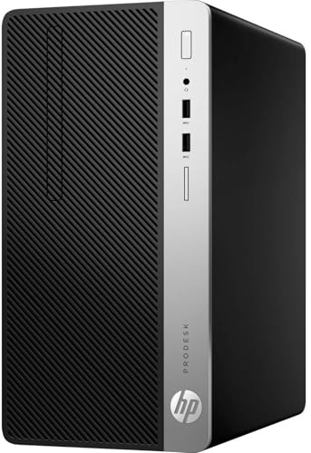 HP PC Ordenador de Sobremesa ProDesk 400 G6 Torre, Procesador Intel Core i7‑9700, Memoria RAM 8GB, Disco SSD 512GB, Windows 11 Pro (Reacondicionado)
