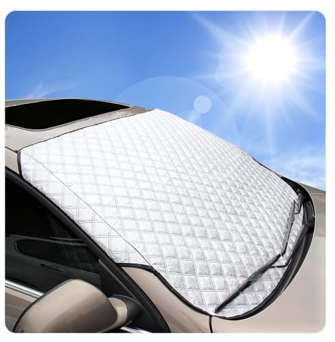 Frontscheibenabdeckung für VW Passat Jetta B6 B7 B8 | Windschutzscheibenabdeckung Frontscheibenabdeckung Winter Scheibenabdeckung Auto Frostabdeckung