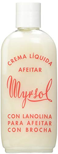MYRSOL JABON LIQUIDO Afeitado 200ML, Negro, Estandar (14596)