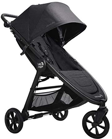 Baby Jogger City Mini GT2 All-Terrain Stroller Black Complete with Adjustable Handlebar Hand-Operated Parking Brake and car seat Adapter
