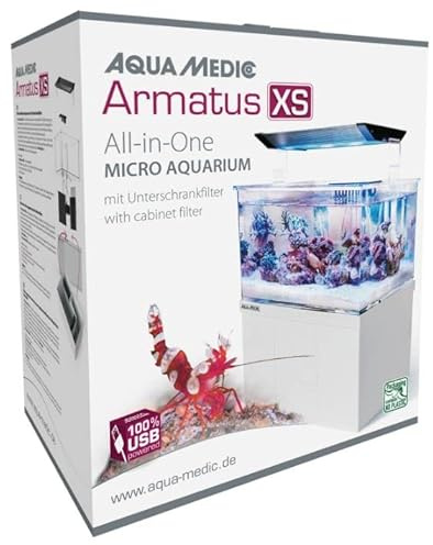 Aqua Medic Armatus XS, All-in-One Micro Aquarium mit Unterschrankfilter