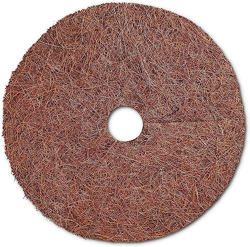 Discos de mantillo de coco, cubierta de invierno para plantas, plantas en macetas, plantas en macetas, discos de coco como protección contra heladas, protección de invierno (5, 30 cm de diámetro)