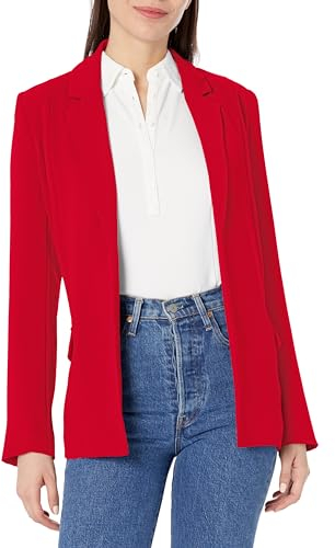 Steve Madden Apparel dam Payton Blazer, Äkta röd, S