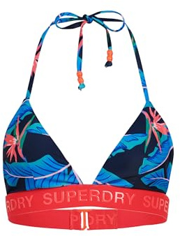 Superdry Damen Triangel-Bikinioberteil mit Logo