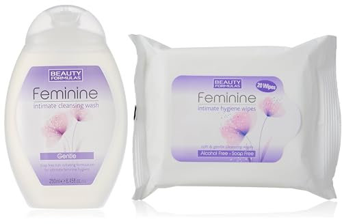 Feminine Gentle Intimate Cleansing Wash and Wipes Bundle Pack