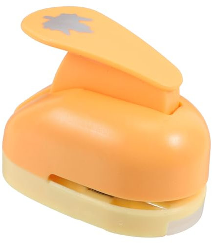 NUOBESTY Junge Mädchen Bastelstanzer Für Diy-projekte Handgehaltener Lochstanzer Mit Ahornblatt-design Geeignet Für Papier Und Karton Fördert Kreativität Und Manuelle Fähigkeiten