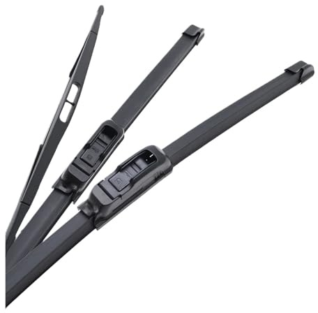 Wischerblatt Set Für Dacia Für Sandero MK1 2007-2012 Scheibenwischerblätter Kit Vorne Hinten Fenster Set Ersatzwischblätter