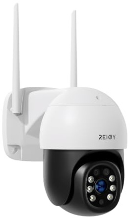 REIGY 8MP WIFI PT-kamera Utomhus 360 grader, Videokamera Övervakning