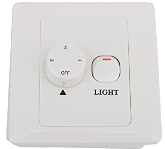 Beacon Wandschalter für Deckenventilatoren mit Licht, 2 Blenden
