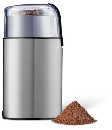 Amazon Basics Stainless Steel Electric Coffee Bean Grinder