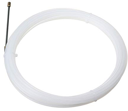 TuToy 10M / 15M / 20M / 25M / 30M 4Mm Nylon Elektriker Draht Kabel Rod Push Puller Duct Fish Tape - 25M
