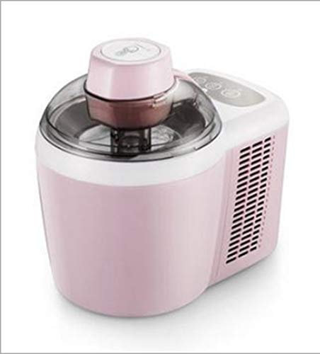 WJYLM Machine à Crème Glacée, Mini Sorbet De Yaourt De Conteneur De Congélateur De Bricolage Automatique De Ménage Et Machine À Crème Glacée avec Recette De Crème Glacée,Rose