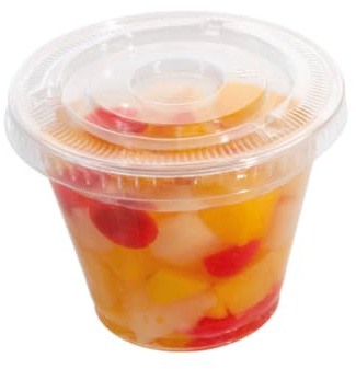 emballage garrigou 50 Pot à dessert 270 ml + couvercle séparé, recyclée, transparent, dessert, smoothie, fruits coupés, tiramisu, préparations sucrées, idéal vente à emporter, restauration rapide