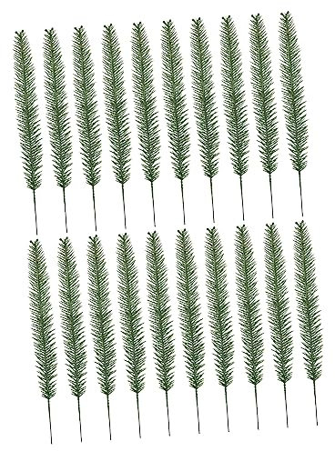 Garneck 20stücke Teiliges Kunst-pinienzweige Realistische Grüne Kunststoff-piniennadeln Für Weihnachtsdekoration Tischgestecke Und Kreative Arrangements Für Zuhause Und Büro