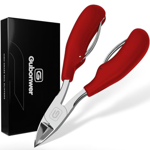 Pedicure Nail Clippers, Professional Thick Toenail Clippers and Ingrown Nail Clippers for Men and Seniors, Pedicure Clippers Toenail Clippers, Heavy Duty Nail Clippers for Thick Toenails