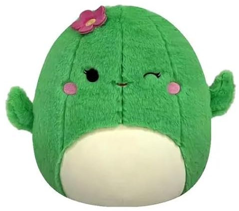 Squishmallows Squishmallow - Peluche FuzzAMallows Maritza il cactus, 30 cm, originale 2024