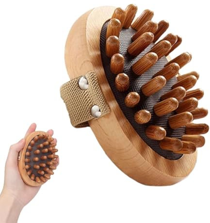 Meridian Pressure Brush, Sunmoon Meridian Brush, Bamboo Brush, Professional Custom Meridian Brush, Meridian Massage Brush, Five Elements Meridian Brush, Whole Body Relaxation Massage Comb