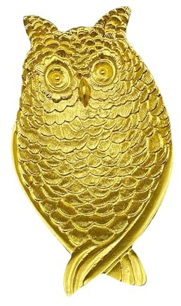 Sharplace Plateau à Bijoux décoratif pour la Maison, Design européen, Polyvalent, Plateau de Service Chic, à Fruits en Forme de Hibou, décoratif pour Bracelets
