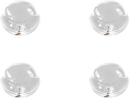 Paquete de 4 protectores invisibles para esquinas de mesa, diseño transparente, fácil de pegar para niños, antideslizantes, protectores de bordes de muebles para bebés