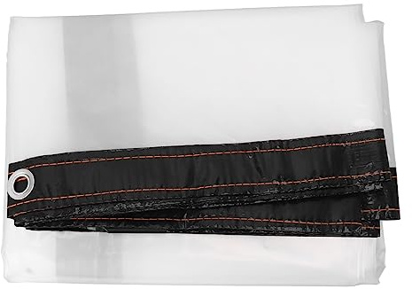 Rainproof Clear Poly Tarp, Transparent Tarp Cold Insulation Garden Rainproof Clear Poly Tarppart Plant Cover Cloth Plant Protection Cover for Greenhouse, Rain Proof (2 * 2.5M)