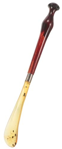 GATHINESS Calzador de Madera de Boj Sólido, Tamaño Corto, Diseño Portátil para Adultos y Personas Mayores, Accesorio Práctico para Calzador de Botas y Zapatos en Casa o Viaje