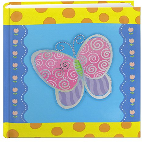 Pioneer Photo Albums 200-Pocket 3-D Butterfly Applique Cover Photo Album, 4 by 6-Inch