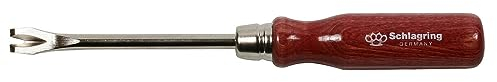 Schlagring Werkzeuge Pied-de-biche avec manche en bois [Longueur utile env. 100 mm] - Fabriqué en Allemagne