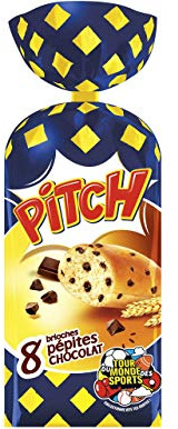Brioche Pasquier Pitch Brioches Pépites Chocolat 8 x 37,5 g